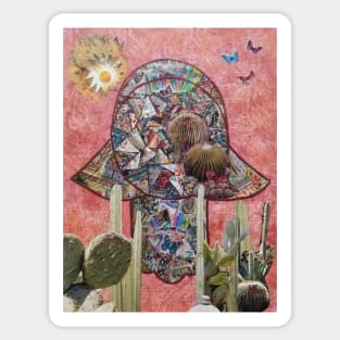 Sedona Hamsa by Harriette Knight Sticker